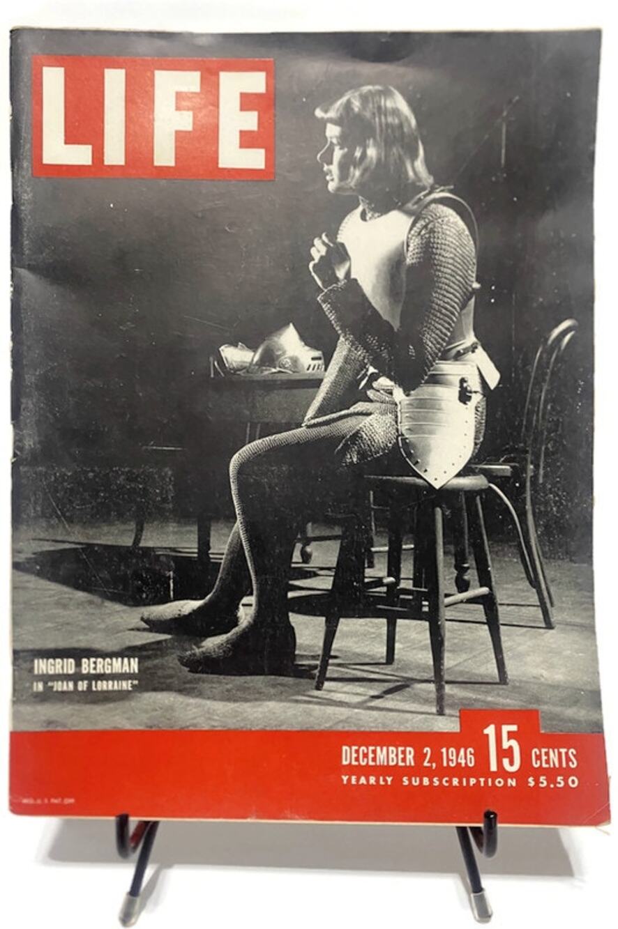 LIFE Magazine December 2 1946 Ingrid Bergman Joan of Lorraine Cover Vintage